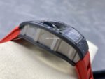 UOK Factory Richard Mille RM055 42.7mm Carbon Fiber Titanium Red Rubber Strap Black Edge Skeletonized Dial - Image 5
