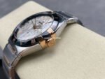 V+ Factory Omega Constellation 131.23.41.21.06.001 41mm Black Ceramic Bezel Half Rose Gold Steel Grey Dial - Image 7