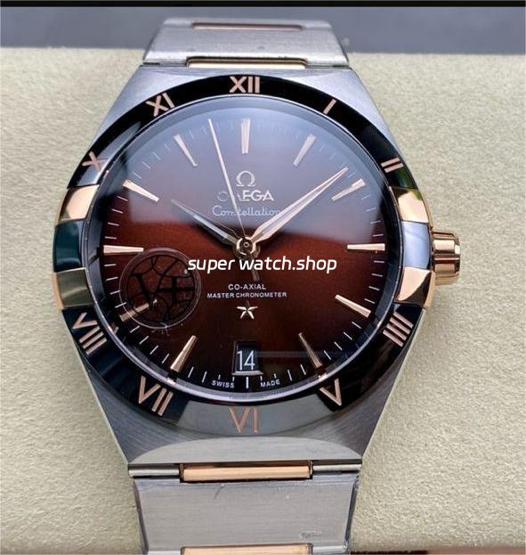V-Factory-Omega-Constellation-131.23.41.21.11.001-41mm-Black-Ceramic-Bezel-Half-Rose-GoldSteel-Red-Di-4.jpg V+ Factory Omega Constellation 131.23.41.21.11.001 41mm Black Ceramic Bezel Half Rose Gold Steel Red Dial - Image 1
