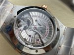 V+ Factory Omega Constellation 131.23.41.21.11.001 41mm Black Ceramic Bezel Half Rose Gold Steel Red Dial - Image 8