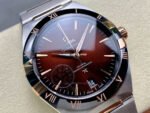 V+ Factory Omega Constellation 131.23.41.21.11.001 41mm Black Ceramic Bezel Half Rose Gold Steel Red Dial - Image 2