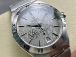 V+ Factory Omega Constellation 131.30.41.21.99.002 41mm Silver Titanium Bezel Full Steel Silver Dial - Image 2