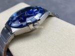 V+ Factory Omega Constellation 131.33.41.21.03.001 41mm Blue Ceramic Bezel Full Steel Blue Dial - Image 7