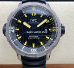 V6S Factory IWC Aquatimer Automatic 2000 IW3580-01 46mm Steel Rubber Strap Black Dial