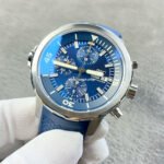 V6S Factory IWC Aquatimer Chronograph IW376806 44mm Rubber Strap Blue Dial - Image 3