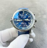 V6S Factory IWC Aquatimer Chronograph IW376806 44mm Rubber Strap Blue Dial