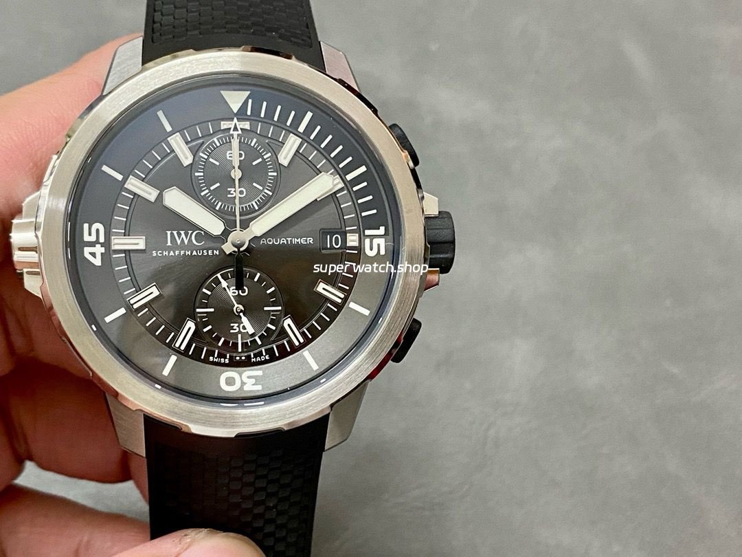 V6S-Factory-IWC-Aquatimer-Chronograph-IW379506-44mm-Steel-Rubber-Strap-Grey-Dial-3.jpg V6S Factory IWC Aquatimer Chronograph IW379506 44mm Steel Rubber Strap Grey Dial - Image 1