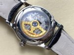 V9 Factory Jaeger-LeCoultre Master Ultra Thin Perpetual 1303501 White Gold Diamond Bezel Silver Dial - Image 7