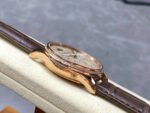 V9 Factory Jaeger-LeCoultre Master Ultra Thin Perpetual Q1302501 Rose Gold Diamond Bezel White Dial - Image 5