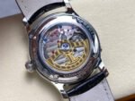 V9 Factory Jaeger-LeCoultre Master Ultra Thin Perpetual Q1308470 39mm Steel Leather Strap Black Dial - Image 7