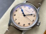 VC+ Factory Longines Heritage L28194932 38.5mm Steel Calf skin Strap Arabic Numerals Champagne Dial - Image 3