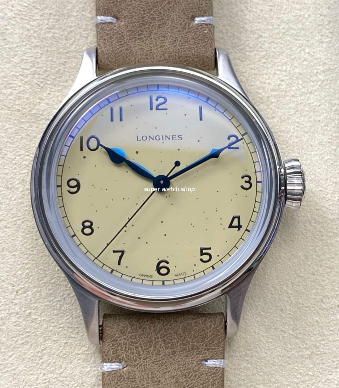 VC-Factory-Longines-Heritage-L28194932-38.5mm-Steel-Calf-skin-Strap-Arabic-Numerals-Yellow-Dial-1.jpg VC+ Factory Longines Heritage L28194932 38.5mm Steel Calf skin Strap Arabic Numerals Yellow Dial - Image 1