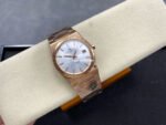 VC+ Factory Vacheron Constantin Historiques 222 37mm Rose Gold Silver Dial - Image 4