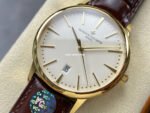 VC +Factory Vacheron Constantin Patrimony 85180000J-9231 Yellow Gold Silver Dial - Image 3