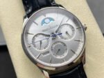 VR Factory Jaeger-LeCoultre Master Ultra Thin Perpetual Q114842J 39mm Steel Leather Strap Silver Dial - Image 2