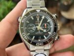 VR Factory Omega Seamaster Planet Ocean Chronograph 215.30.46.51.01.001 45.5mm Full Steel Black Dial - Image 3