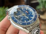 VR Factory Omega Seamaster Planet Ocean Chronograph 215.30.46.51.03.001 45.5mm Full Steel Blue Dial - Image 5