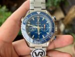 VR Factory Omega Seamaster Planet Ocean Chronograph 215.30.46.51.03.001 45.5mm Full Steel Blue Dial