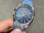 VS Factory Omega Seamaster Aqua Terra 220.12.41.21.03.008 41mm Steel Rubber Strap Blue Dial - Image 3