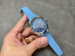 VS Factory Omega Seamaster Aqua Terra 220.12.41.21.03.008 41mm Steel Rubber Strap Blue Dial - Image 4