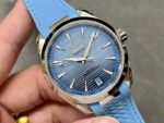 VS Factory Omega Seamaster Aqua Terra 220.12.41.21.03.008 41mm Steel Rubber Strap Blue Dial - Image 2