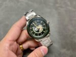 VS Factory Omega Seamaster Aqua Terra GMT Worldtimer 220.30.43.22.10.001 43mm Full Steel Olive Green Dial - Image 4