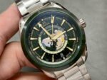 VS Factory Omega Seamaster Aqua Terra GMT Worldtimer 220.30.43.22.10.001 43mm Full Steel Olive Green Dial - Image 2