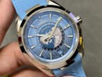 VS Factory Omega Seamaster Aqua Terra Worldtimer Master Chronometer Gmt 220.12.43.22.03.001 Steel Rubber Strap Blue Dial - Image 2
