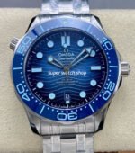 VS Factory Omega Seamaster Diver 300M 210.30.42.20.03.003 42mm Full Steel Blue Dial