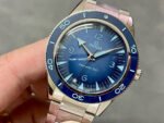 VS Factory Omega Seamaster Diver 300M 234.30.41.21.03.002 Co-Axial Master Chronometer 41mm Full Steel Blue Dial - Image 3