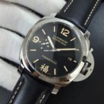 VS Factory Panerai Luminor 1950 3 Days Fu PAM00498 44mm Steel Leather Strap Black Dial - Image 4