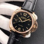 VS Factory Panerai Luminor Due PAM00908 38mm Rose Gold Black Leather Strap Black Dial - Image 4