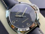 VS Factory Panerai Luminor Marina 1950 3 Days PAM 00359 44mm Steel Leather Strap Black Dial - Image 2