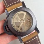 VS Factory Panerai Luminor Marina 1950 3 Days Pam00386 44mm Titanium Leather strap Brown Dial - Image 7