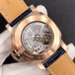 VS Factory Panerai Luminor Marina PAM 01112 44mm Rose Gold Leather Strap Blue Dial - Image 7