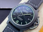 VS Factory Panerai Luminor Marina PAM 01118 44mm Black Carbon Fiber Black Canvas Black Dial - Image 3