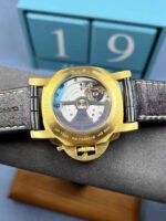 VS Factory Panerai Luminor Marina PAM01115 44mm Red Gold Leather Strap Black Dial - Image 7