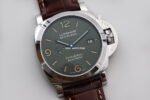 VS Factory Panerai Luminor Marina PAM01116 44mm Platinum Leather Strap Black Dial - Image 2