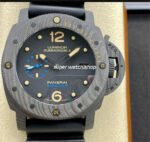 VS Factory Panerai Luminor Submersible 1950 3 Days PAM 00616 47mm Black Carbon Fiber Black Rubber Strap Black Dial