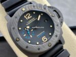 VS Factory Panerai Luminor Submersible 1950 3 Days PAM 00616 47mm Black Carbon Fiber Black Rubber Strap Black Dial - Image 2