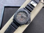 VS Factory Panerai Luminor Submersible Luna Rossa GMT PAM 01039 47mm Carbon Fiber Rubber Strap Grey Dial - Image 4