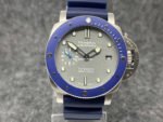 VS Factory Panerai Luminor Submersible PAM00959  42mm Steel Blue Rubber Strap Grey Dial