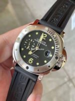VS Factory Panerai Luminor Submersible PAM01024 44mm Steel Rubber Strap Black Dial - Image 3