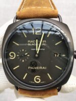 VS Factory Panerai Radiomir Black Seal 3 Days PAM 00505 45mm Black Ceramic Leather Strap Black Dial
