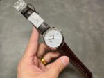 VS Factory Panerai Radiomir Quaranta Automatic Pam 01292 40mm Steel Leather Strap White Dial - Image 4
