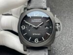 VS Factory Panerai Submersible Luminor 1950 PAM 01467 44mm Titanium Textile Strap BiTempo New York Gray Dial - Image 2