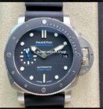 VS Factory Panerai Submersible Pam 00683 42mm Steel Black Rubber Strap Black Dial