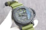 VS Factory Panerai Submersible Pam 00961 42mm Black Carbon Fiber Marina Green Rubber Strap Black Dial - Image 5