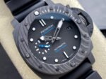 VS Factory Panerai Submersible Pam 02231 42mm Black Carbon Fiber Black Rubber Strap Black Dial - Image 2