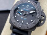 VS Factory Panerai Submersible Pam 02231 42mm Black Carbon Fiber Black Rubber Strap Black Dial - Image 3